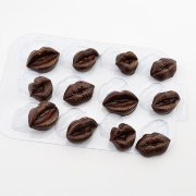 Шоко поцелуйчики пластиковая форма для мыла и шоколада