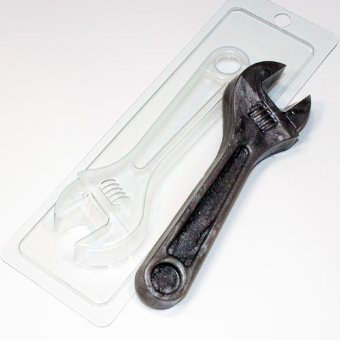 Ключ гаечный разводной пластиковая форма для мыла