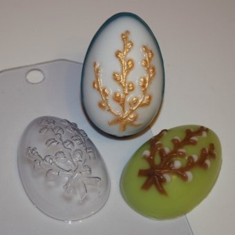 Яйцо Верба пластиковая форма для мыла