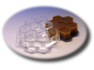 Пчелиные соты пластиковая форма для мыла