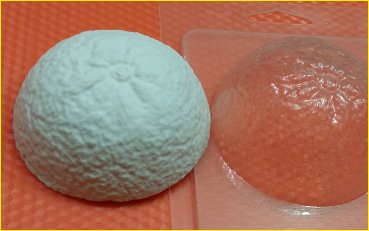 Апельсин. пластиковая форма для мыла