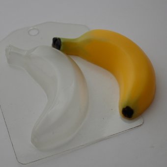 Банан пластиковая форма для мыла