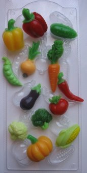 Овощное ассорти пластиковая форма