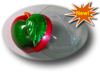 Яблоко пластиковая форма для мыла