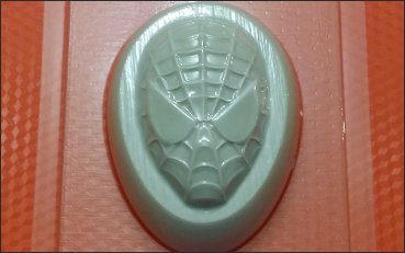 Человек паук пластиковая форма для мыла